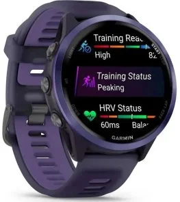 Фото: Смарт годинник Garmin Forerunner 570 - 47mm Indigo Aluminum with Translucent Imperial Purple/Indigo Band (010-02971-02) № 3 | KTC