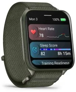 Фото: Смарт годинник Garmin Venu X1 Moss with Titanium Caseback and Moss ComfortFit Nylon Band (010-02980-03) № 6 | KTC