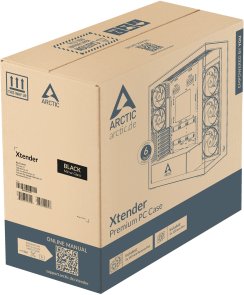 Корпус Arctic Xtender VG Mirror Black with window (ACPCC00019A)