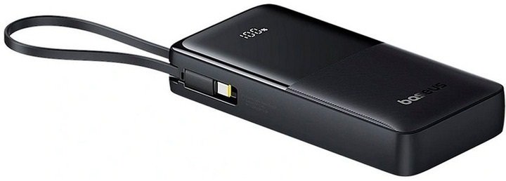 Батарея універсальна Baseus Bipow 2 20000mAh, 20W, 2xUSB, 1xType-C, Black