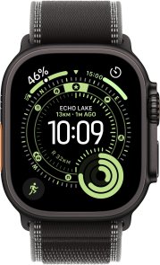 Смарт годинник Apple Watch Ultra 3 - 49mm Black Titanium Case with Black/Charcoal Trail Loop - S/M (MF1D4)