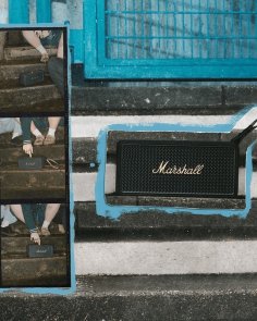 Портативна колонка Marshall Middleton II Black and Brass (1007428)