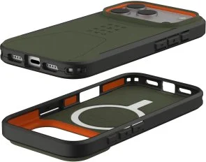 Фото: Чохол UAG for Apple iPhone 17 Pro - Civilian MagSafe Olive/Orange (114545117297) № 10 | KTC