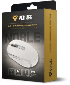 Фото: Миша Yenkee YMS 2085WE Noble Wireless White (45019715) № 7 | KTC