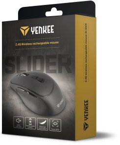 Миша Yenkee YMS 2080GY Slider Wireless Grey (45019322)
