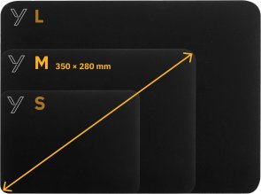 Килимок Yenkee YPM 35 Speed Top M Black (45015887)