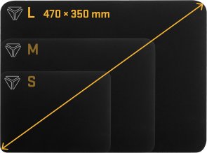 Килимок Yenkee YPM 47 Speed Top L Black (45015888)