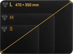 Фото: Килимок Yenkee YPM 47 Speed Top L Black (45015888) № 4 | KTC