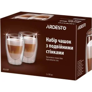 Фото: Набір чашок Ardesto 300ml 2pcs (AR2630BP) № 2 | KTC