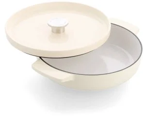 Фото: Сотейник KitchenAid Cast Iron 2.77L Almond Cream (CC009010-001) № 2 | KTC