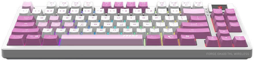 Клавіатура MSI Forge GK600 TKL Wireless Violet (S11-43UAQ01-HH9)