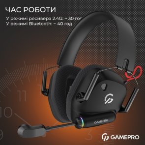 Гарнітура GamePro Genesis Mercury Pro Black (HSW120B)