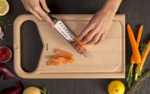 Фото: Ніж кухонний сантоку Tefal Ice Force 18cm Black (K2320614) № 5 | KTC