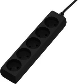 Фото: Мережевий фільтр 2E U05M3BK 5/3m Black (2E-U05M3BK) № 3 | KTC