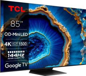 Телевізор MiniLED TCL 85C809 (Google TV, Wi-Fi, 3840x2160)