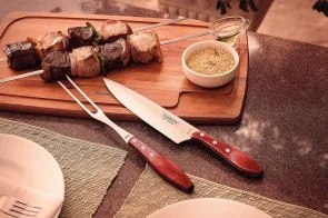 Фото: Ніж кухонний для м'яса Tramontina Barbecue POLYWOOD 20.3cm Red (21189/178) № 5 | KTC