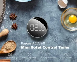 Фото: Магнітний таймер Baseus Heyo Rotation Countdown Black (ACDJS-01) № 4 | KTC