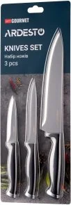 Фото: Набір ножів Ardesto Gemini Gourmet 3pcs Black (AR2103BL) № 6 | KTC