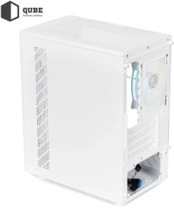 Корпус QUBE Geon ARGB White with window (GEON_GWNU3)