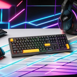 Клавіатура, Xtrike Me KB-512 ENG/UKR USB, Black ( Gaming )