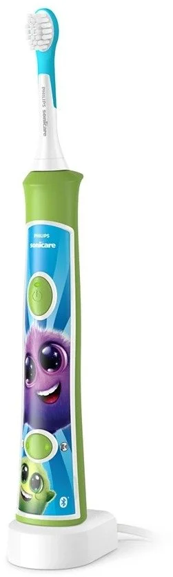 Фото: Електрична зубна щітка Philips Sonicare For Kids Bluetooth Green (HX6352/11) № 2 | KTC