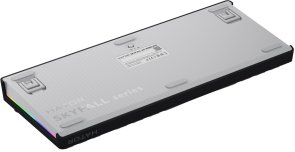 Клавіатура, Hator Skyfall 80 Aurum Lemon Wireless/BT, Black/White ( Gaming )