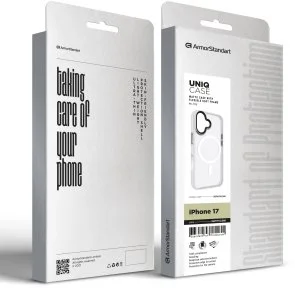 Фото: Чохол ArmorStandart for Apple iPhone 17 - Uniq MagCase Matte Clear (ARM86264) № 2 | KTC