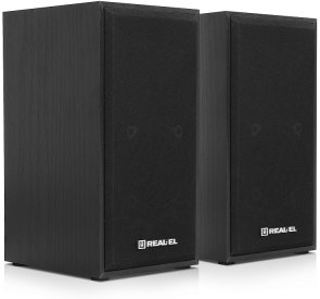 Колонки Real-EL S-202 Black (EL121200019)