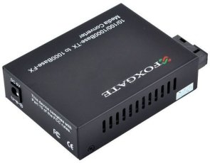  Медіаконвертер FoxGate EC-Q-1G-1SM-1310nm-20-LFP