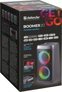 Акустика для вечірок Defender Boomer 20 Black (65820)