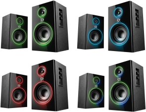 Колонки Defender (2.0) Solar 20 (2х10Вт), Black