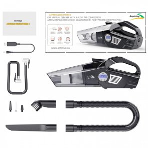 Автомобільний пилосос Aspiring Windstorm 2 with inflator 2 in 1 (WIN3090W)