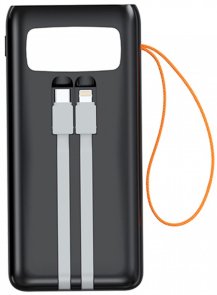 Батарея універсальна Aspiring Light 40 40000mAh, 2xUSB, 1xType-C, QC, PD, 22.5W, Black