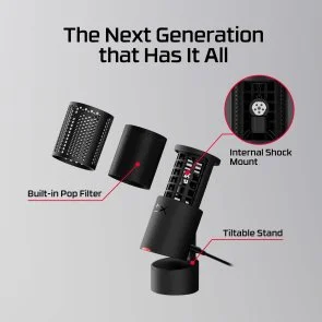 Фото: Мікрофон HyperX SoloCast 2 Black (AR0A0AA) № 10 | KTC
