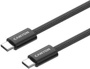 Кабель Canyon OnWire 60MG 60W Type-C / Type-C 1m Black (CND-CCMG60AB15B)