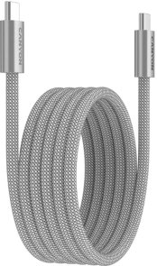Кабель Canyon OnWire 60MG 60W Type-C / Type-C 1m Light Grey (CND-CCMG60AB15LG)