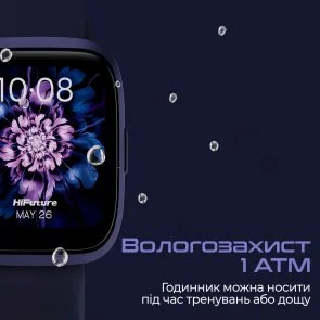 Фото: Смарт годинник HiFuture Edge Purple (edge.purple) № 7 | KTC