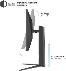  Монітор QUBE G25F300H Black