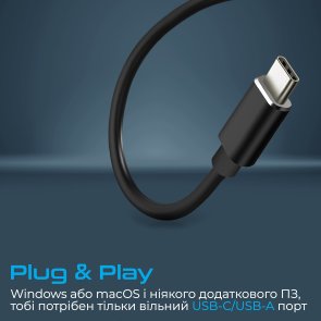 USB-хаб Promate LiteHub-4 Black (6959144059587)