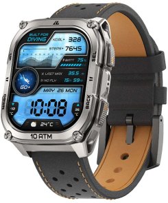 Ремінець до смарт годинника Kospet Archlan Leather 22mm Black