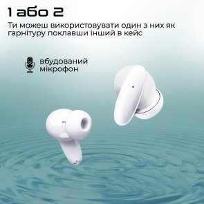 Навушники Promate Lush White (6959144061184)