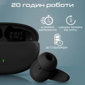 Фото: Навушники Promate Lush Black (6959144061177) № 4 | KTC