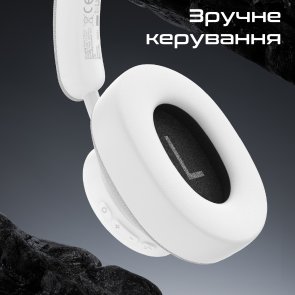 Гарнітура Promate Takt White (6959144066295)