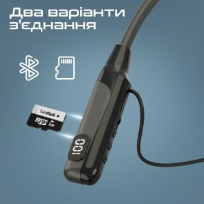 Гарнітура Promate Blend Black (6959144062921)