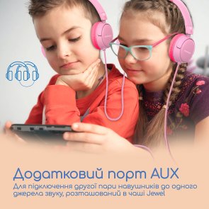 Гарнітура Promate Jewel Bubblegum (6959144058962)