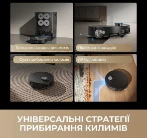 Фото: Робот-пилосос Dreame Bot MatriX 10 Ultra Black (RLX95CE-bl) № 8 | KTC