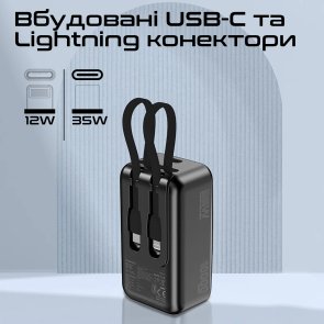 Акумулятор електричний 10000mAh із функцією бездротової зарядки мобільних пристроїв Promate mavrix.b