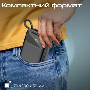 Батарея універсальна 20000mAh Promate powerpod-20.black