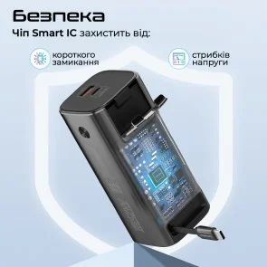 Фото: Батарея універсальна Promate Titan-130RC 20000mAh 130W Grey (6959144068251) № 8 | KTC