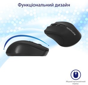 Миша Promate Clix-8 Black (6959144037813)